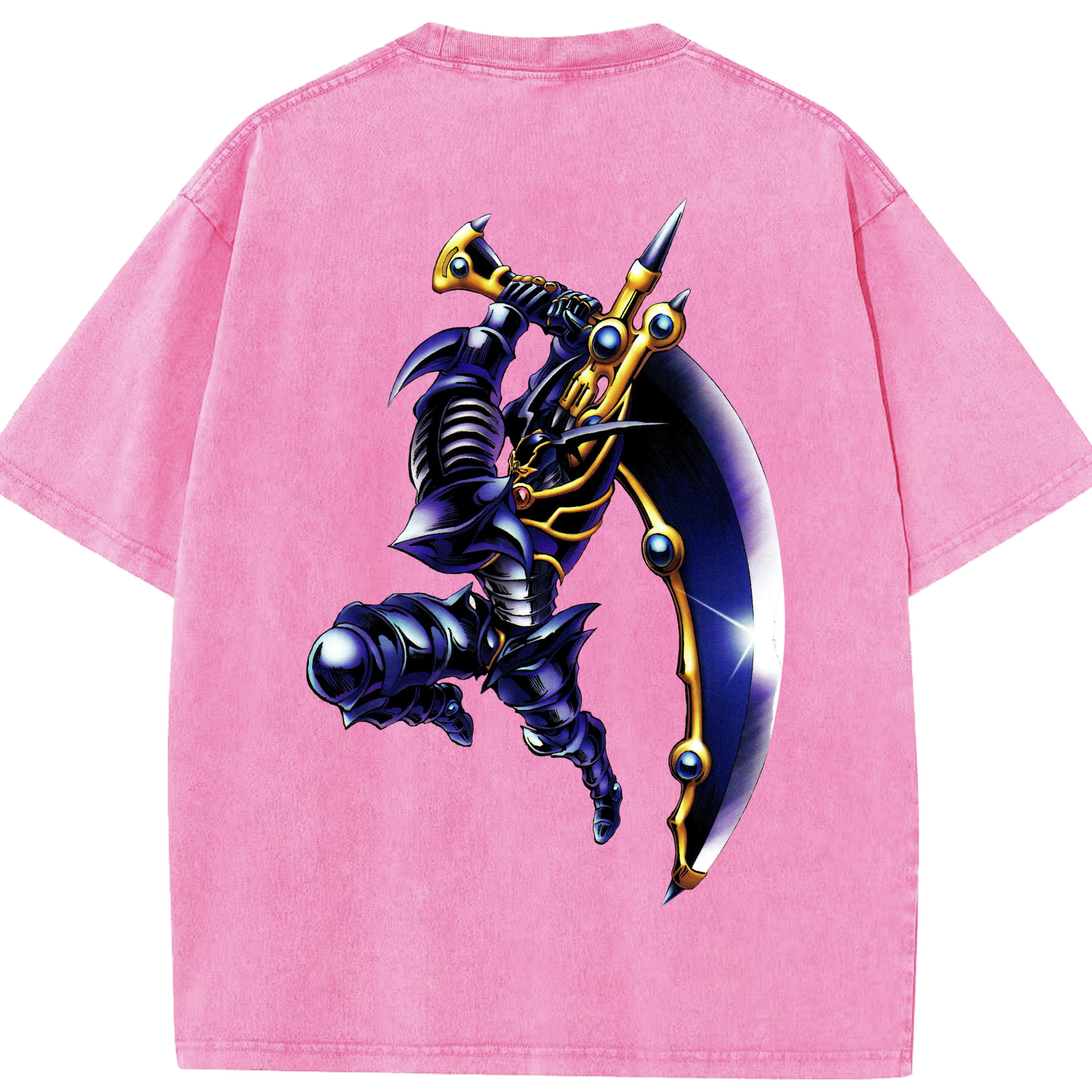 （画像用） 遊☆戯☆王 Yu-Gi-Oh! 綿100% ヴィンテージ風 半袖Tシャツ（背面プリント）
